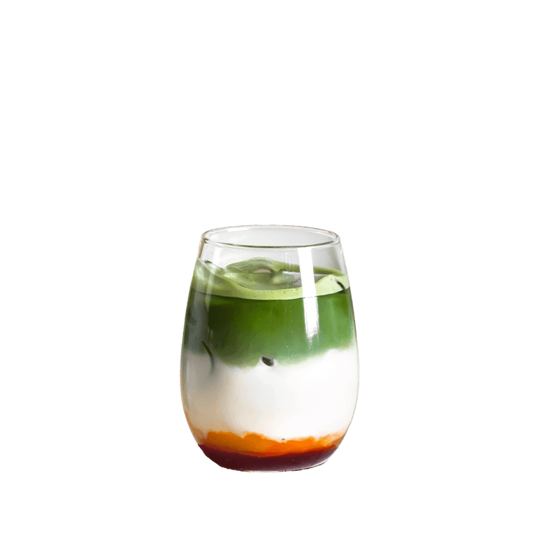 Matcha mango truskawka