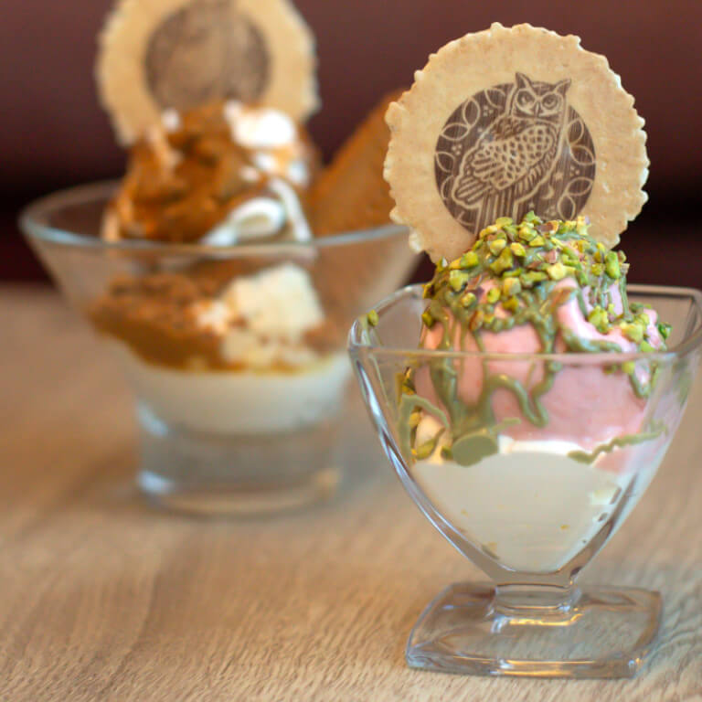 Deser lodowy Pistacjowa Truskawka - W pucharku - Lody - Zdjęcie 2