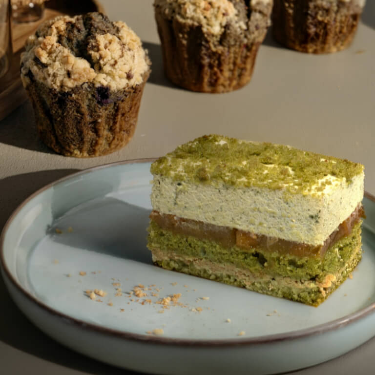 Exotic Matcha Slice - Dessert cubes - Dessert cakes - Zdjęcie 3