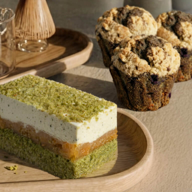 Exotic Matcha Slice - Dessert cubes - Dessert cakes - Zdjęcie 2