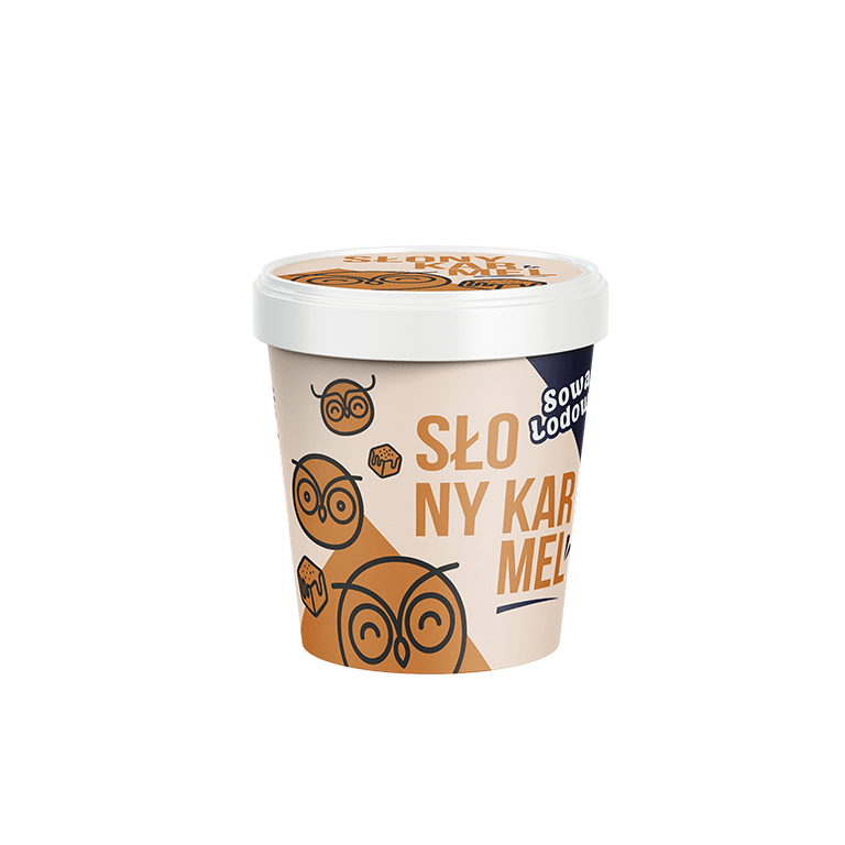 Lody słony karmel