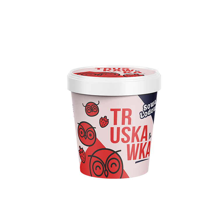 Lody truskawkowe
