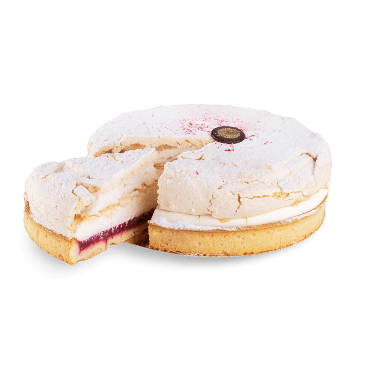 Tarta malinowa z bezą