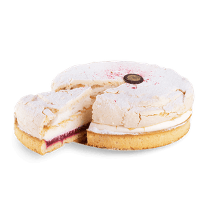 Tarta malinowa z bezą
