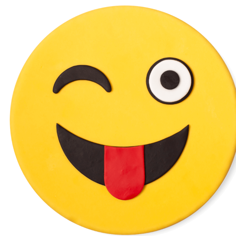 Wink Emoticon Cake - Sowa Kids Cakes - Cakes - Zdjęcie 1