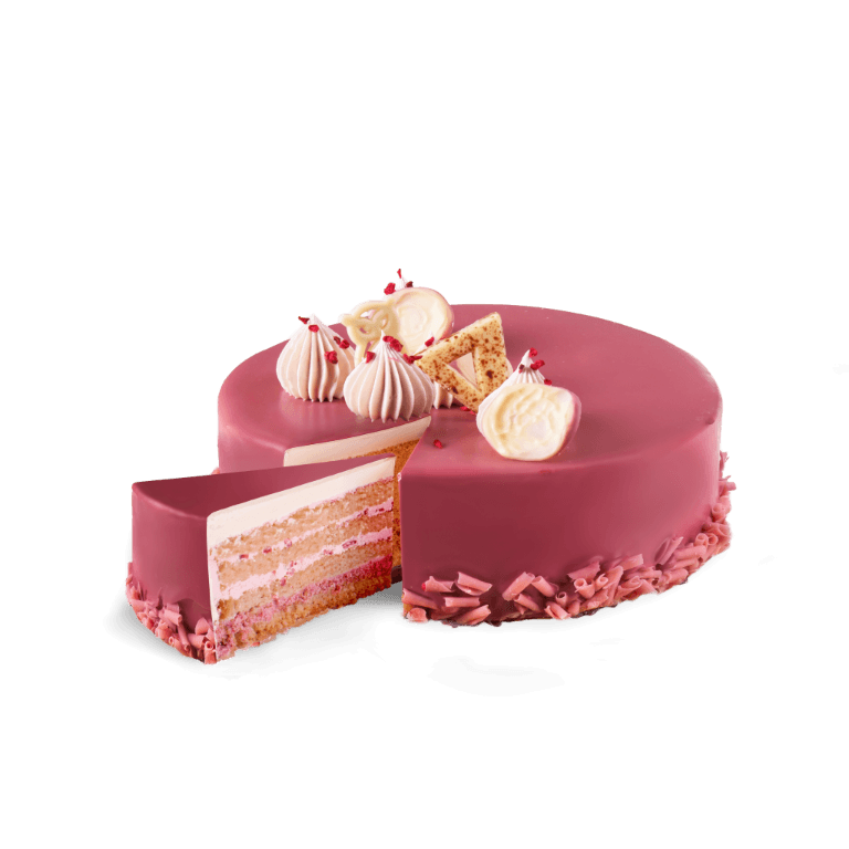 Tort chrupiąca malina