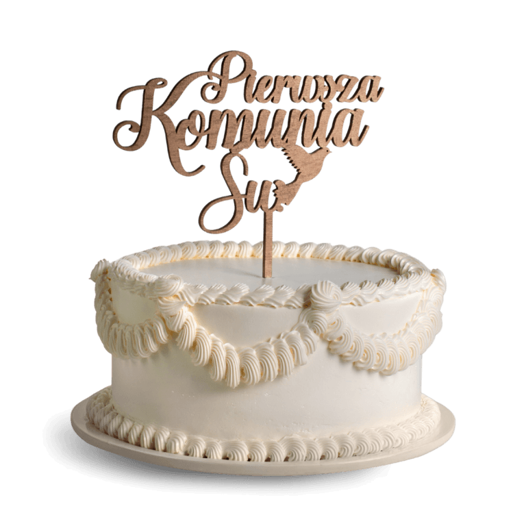 Tort Anielska Korona - inspirowany Lambeth Cake. 